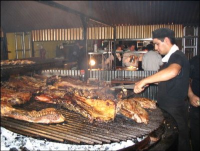 Asado, una típica comida argentina