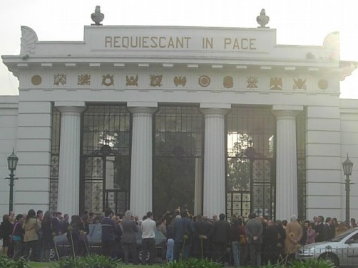 Cementerio de la Recoleta en Buenos Aires