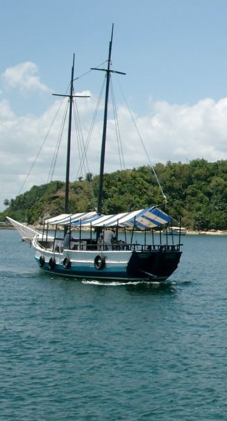 Son muchas las actividades náuticas y acuáticas que se realizan en la Bahía de Todos los Santos en Salvador
