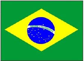 Bandera del Brasil - Sudamerica