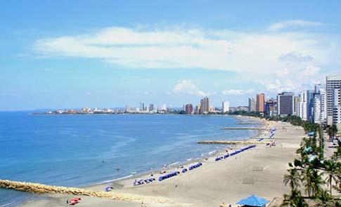 Playas Blancas y un Mar Tusquesa en Cartagena