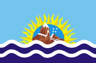 Bandera de la Provincia de Santa Cruz Argentina