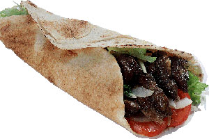 El Kebab es una comida musulmana que penetró en la civilización griega.