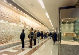 Estación de metro de Syntagma en Atenas