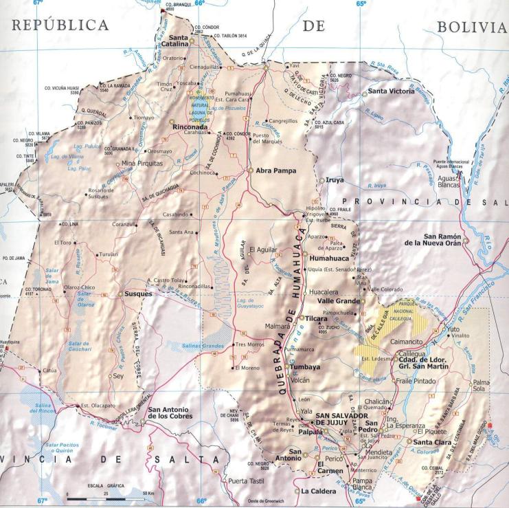 Ver Mapas de Jujuy