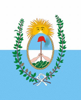 Bandera o Escudo de la Provincia de Mendoza, Argentina