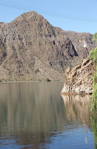 El dique El Nihuil forma parte del circuito del Cañón del Atuel en San Rafael, Mendoza