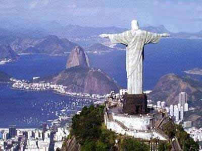 Cristo Redentor en El Corcovado Rio de Janeiro