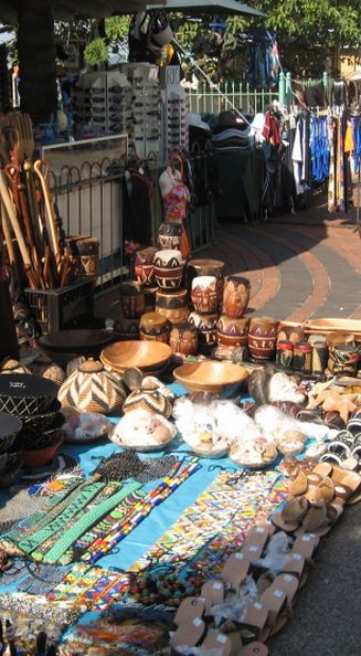 Mercados callejeros de artesanos en Sudáfrica