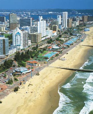 La increíble ciudad de Durban bañada por las aguas del Océano Índico