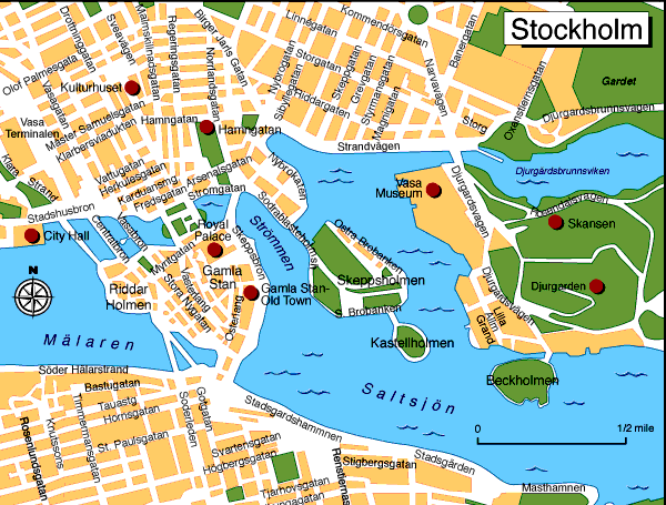 Mapa Plano de Estocolmo