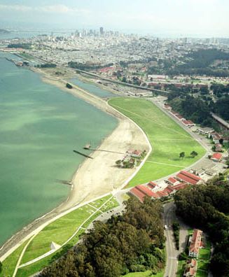 Vista de la zona de Crissy Field en San Francisco