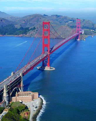El Puente Golden Gate Bridge es el símbolo emblemático de San Francisco