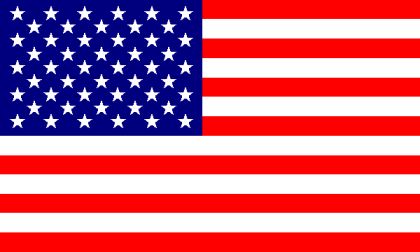 Bandera de Estados Unidos de América USA