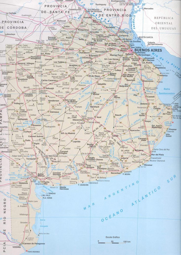 Mapa Político de Buenos Aires